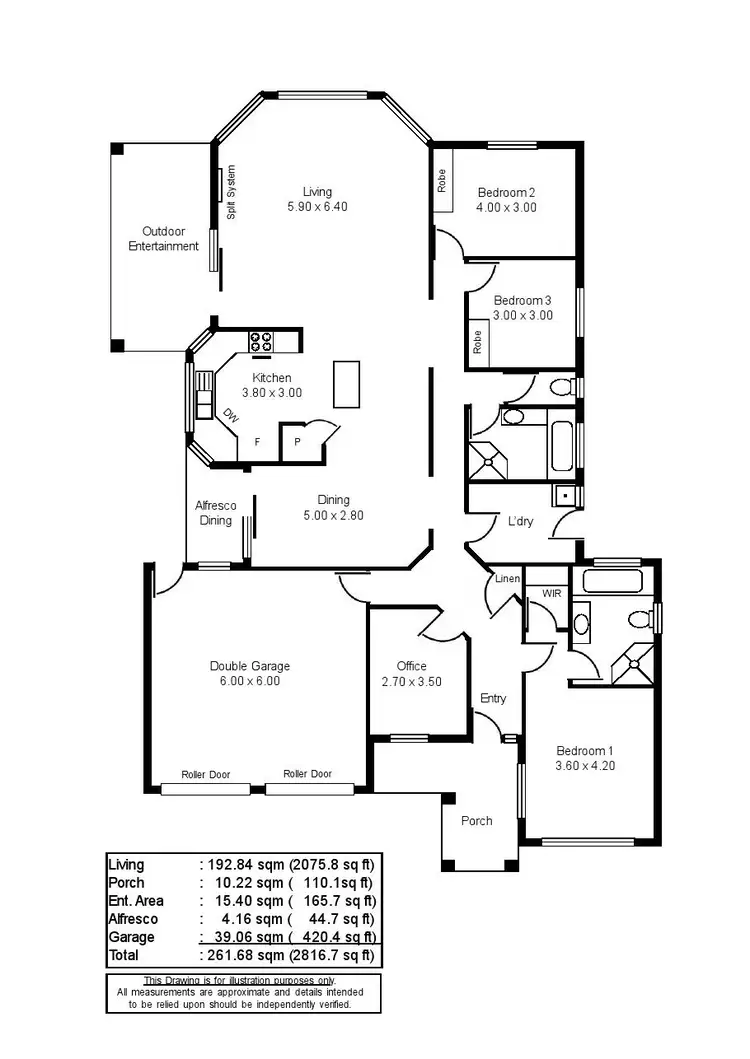 Floorplan of Homely house listing, 2 Bindarrah Lane, Clare SA 5453
