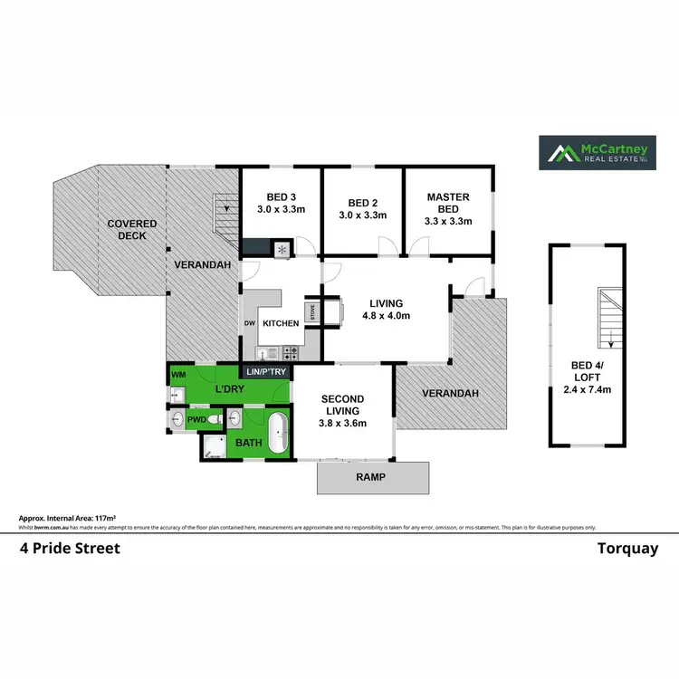 Floorplan of Homely house listing, 4 Pride Street, Torquay VIC 3228