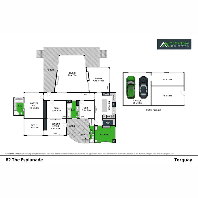 Floorplan of Homely house listing, 82 The Esplanade, Torquay VIC 3228
