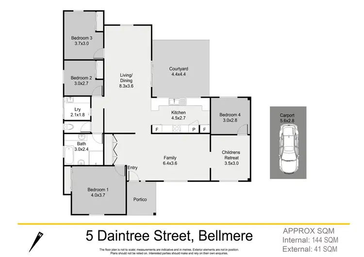 Floorplan of Homely house listing, 5 Daintree Street, Bellmere QLD 4510