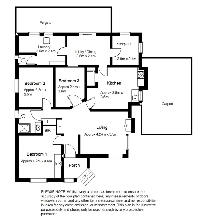 Floorplan of Homely house listing, 50 Daniel Terrace, Port Augusta SA 5700