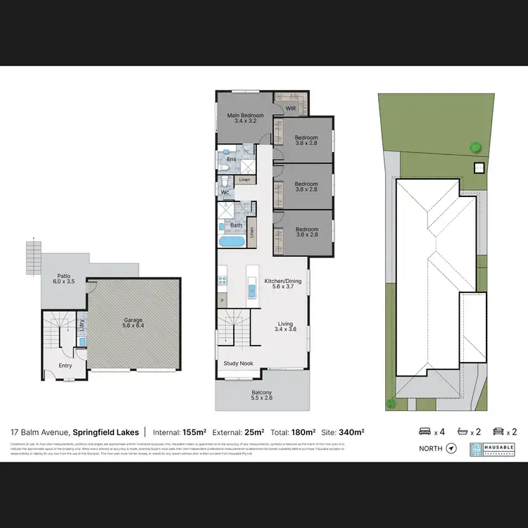 Floorplan of Homely house listing, 17 Balm Avenue, Springfield Lakes QLD 4300