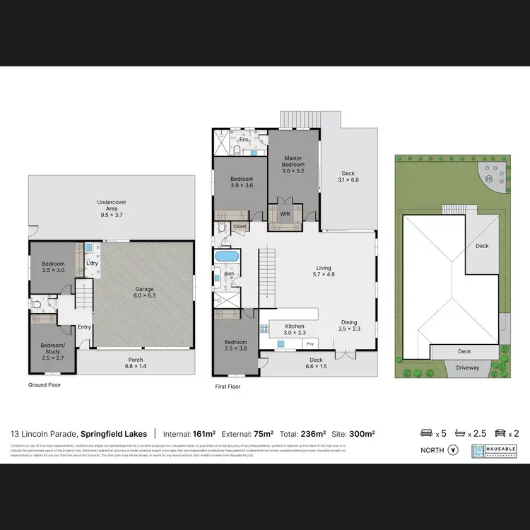 Floorplan of Homely house listing, 13 Lincoln Parade, Springfield Lakes QLD 4300