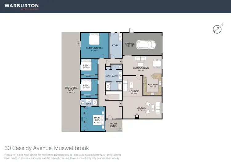 Floorplan of Homely house listing, 30 Cassidy Avenue, Muswellbrook NSW 2333