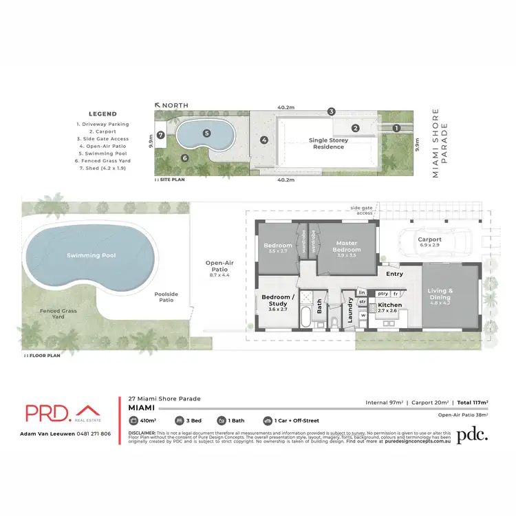 Floorplan of Homely house listing, 27 Miami Shore Parade, Miami QLD 4220