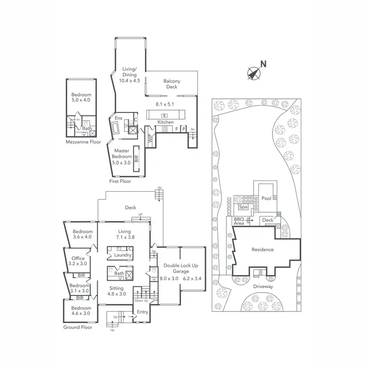 Floorplan of Homely house listing, 82 Flinders Street, Mccrae VIC 3938