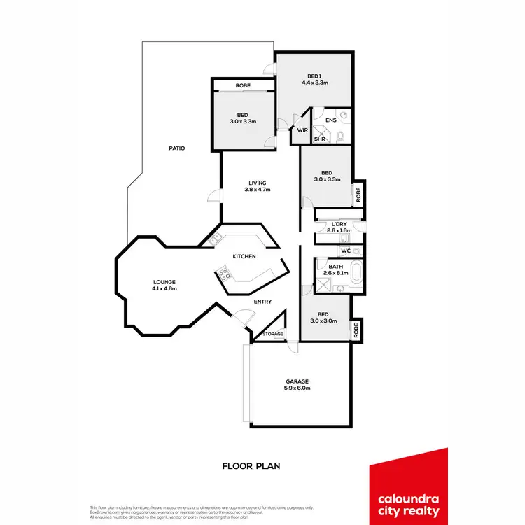 Floorplan of Homely house listing, 9 Cedar Court, Currimundi QLD 4551