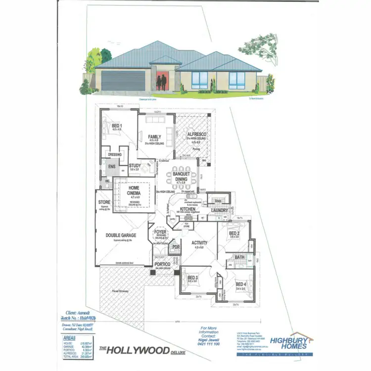 Floorplan of Homely house listing, 5 Vellum Loop, Aveley WA 6069