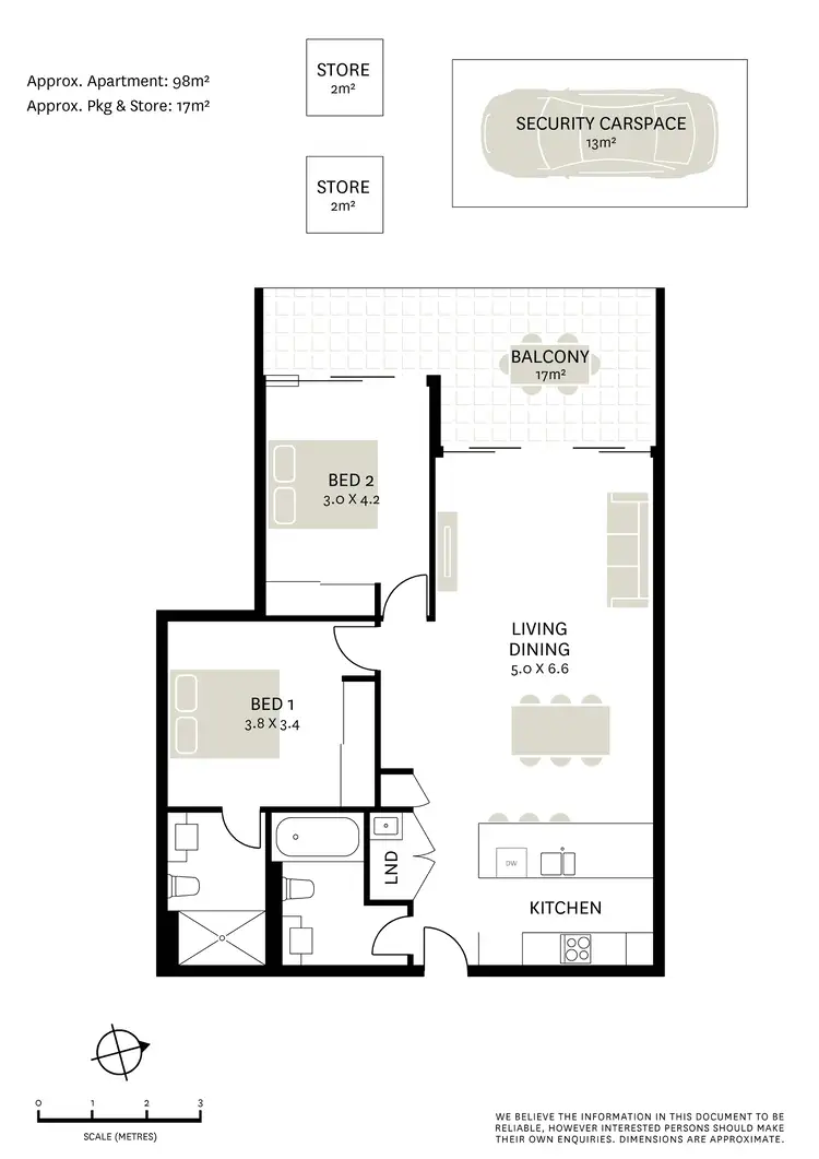 Floorplan of Homely apartment listing, 301/828 Elizabeth Street, Waterloo NSW 2017