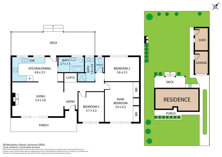 Floorplan of Homely house listing, 30 Macarthur Street, Ashmont NSW 2650