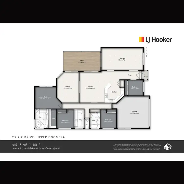 Floorplan of Homely house listing, 25 Rix Drive, Upper Coomera QLD 4209