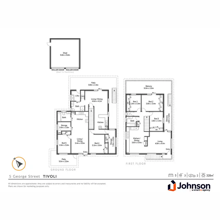 Floorplan of Homely house listing, 5 George Street, Tivoli QLD 4305
