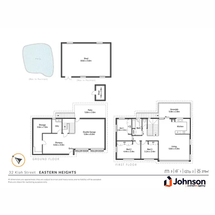 Floorplan of Homely house listing, 32 Kiah Street, Eastern Heights QLD 4305