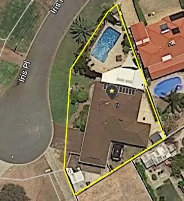 Floorplan of Homely house listing, 9 Iris Place, Yangebup WA 6164