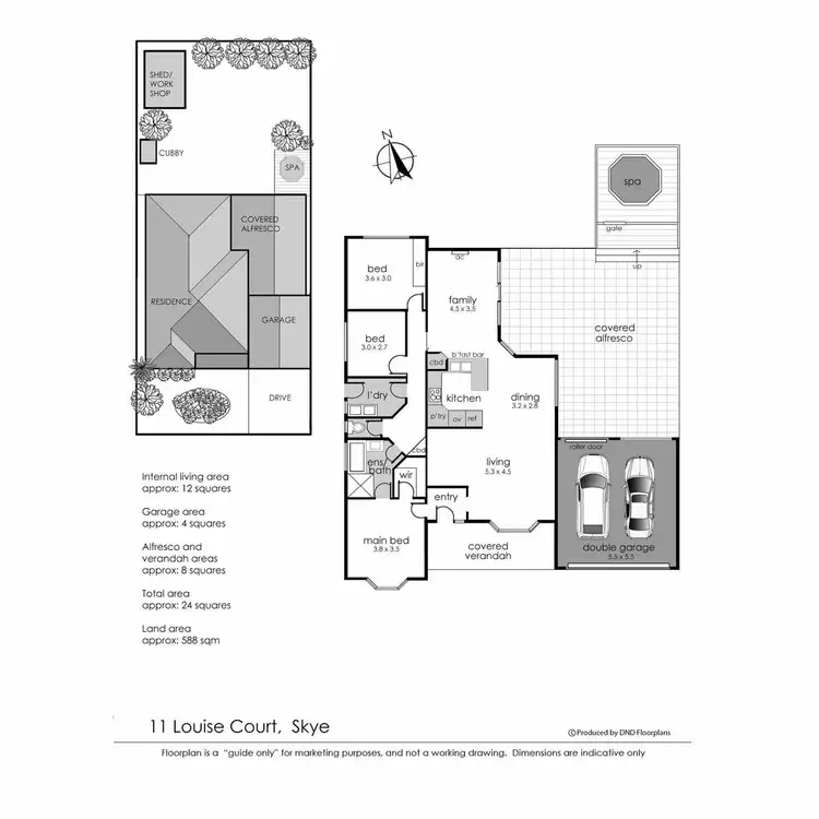 Floorplan of Homely house listing, 11 Louise Court, Skye VIC 3977