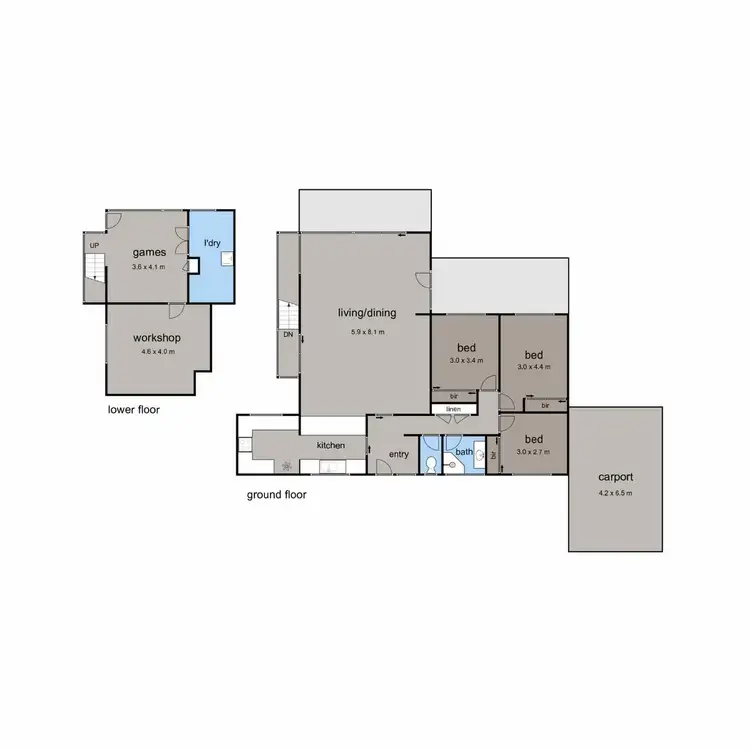 Floorplan of Homely house listing, 22 Matthew Street, Mccrae VIC 3938