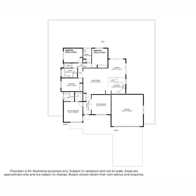 Floorplan of Homely house listing, 42 Schofield Circuit, Caboolture QLD 4510
