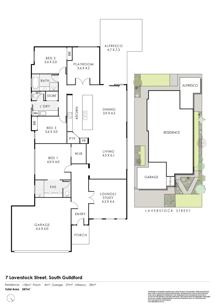 Floorplan of Homely house listing, 7 Laverstock Street, South Guildford WA 6055