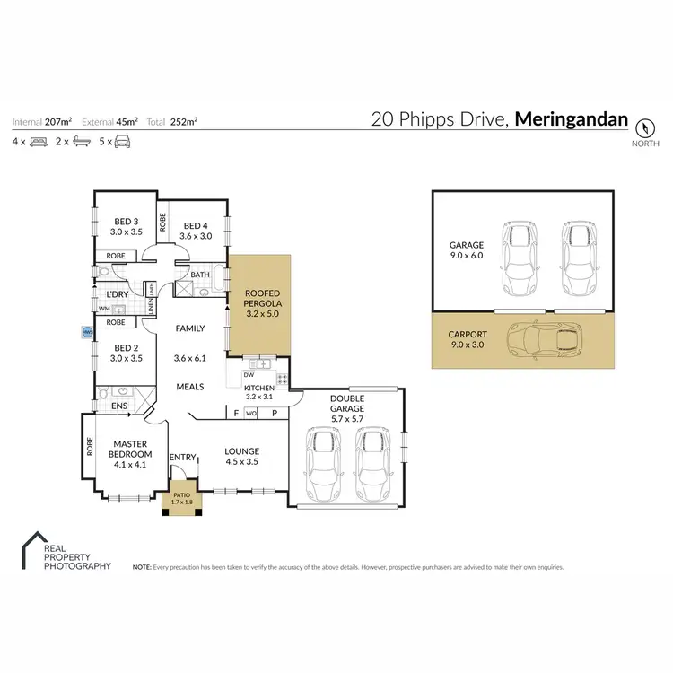Floorplan of Homely house listing, 20 Phipps Drive, Meringandan West QLD 4352
