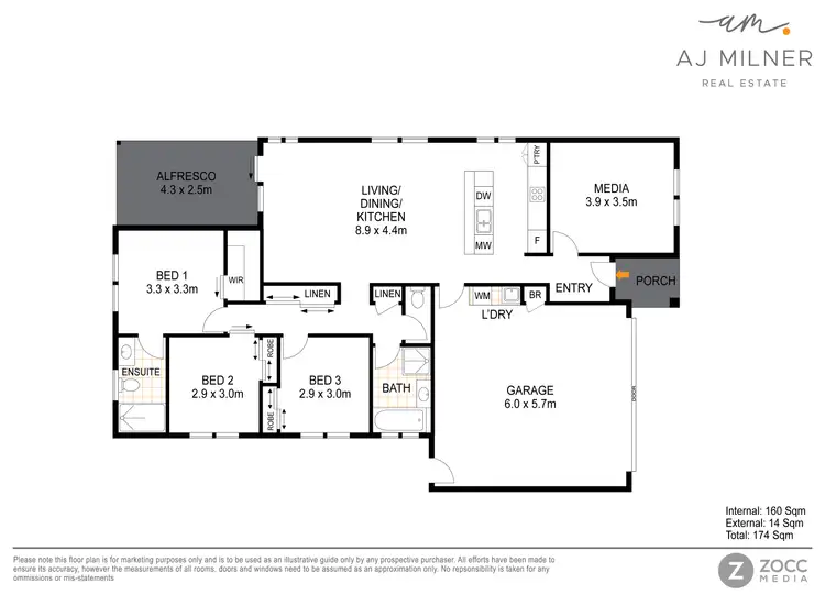 Floorplan of Homely house listing, 14 Paul Crescent, Nirimba QLD 4551