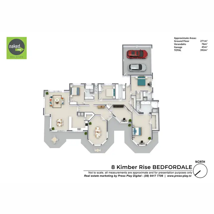 Floorplan of Homely house listing, 8 Kimber Rise, Bedfordale WA 6112