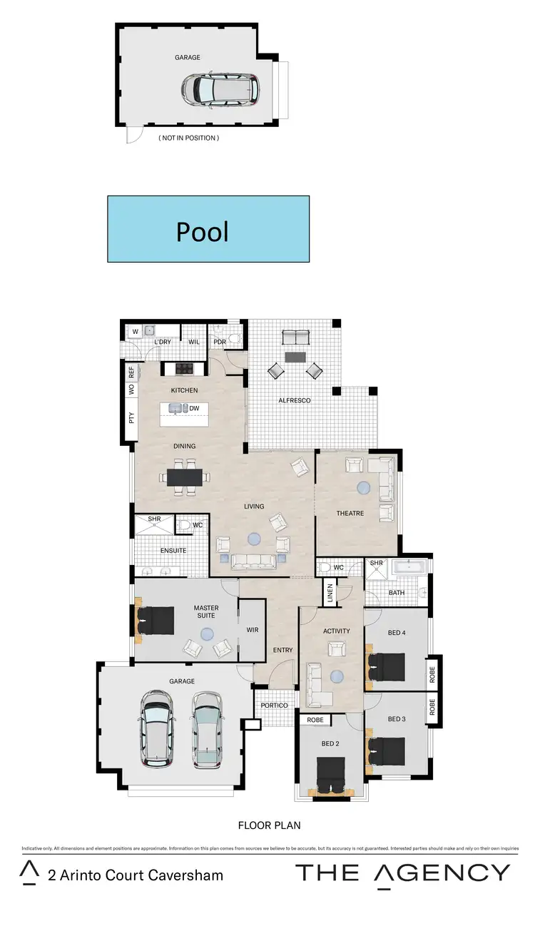 Floorplan of Homely house listing, 2 Arinto Court, Caversham WA 6055