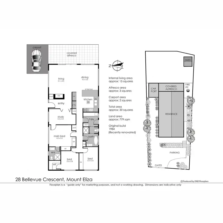Floorplan of Homely house listing, 28 Bellevue Crescent, Mount Eliza VIC 3930