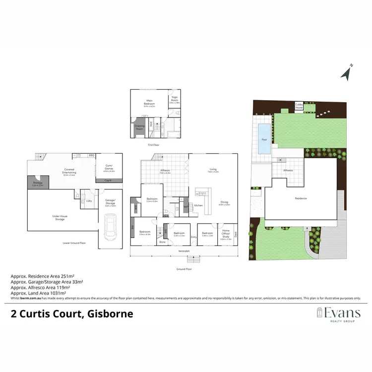Floorplan of Homely house listing, 2 Curtis Court, Gisborne VIC 3437