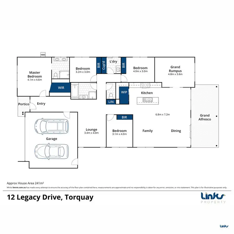 Floorplan of Homely house listing, 12 Legacy Drive, Torquay VIC 3228