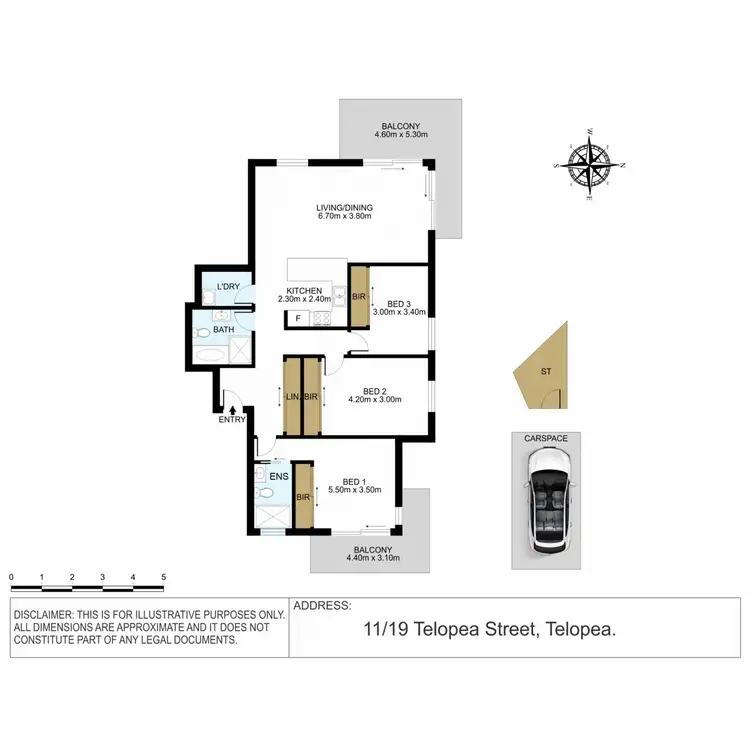 Floorplan of Homely apartment listing, 11/19-21 Telopea Street, Telopea NSW 2117