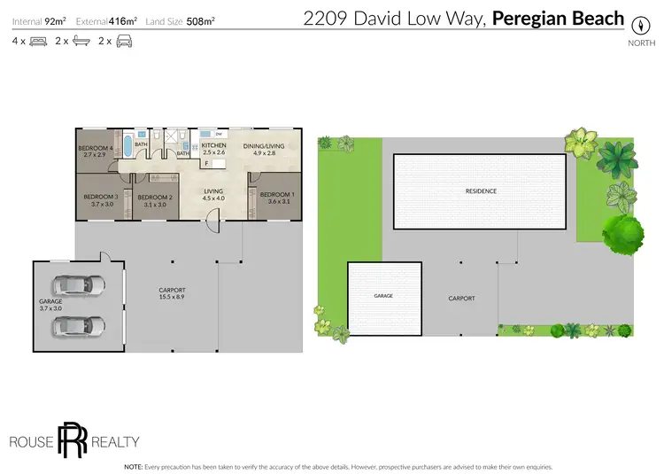 Floorplan of Homely house listing, 2209 David Low Way, Peregian Beach QLD 4573