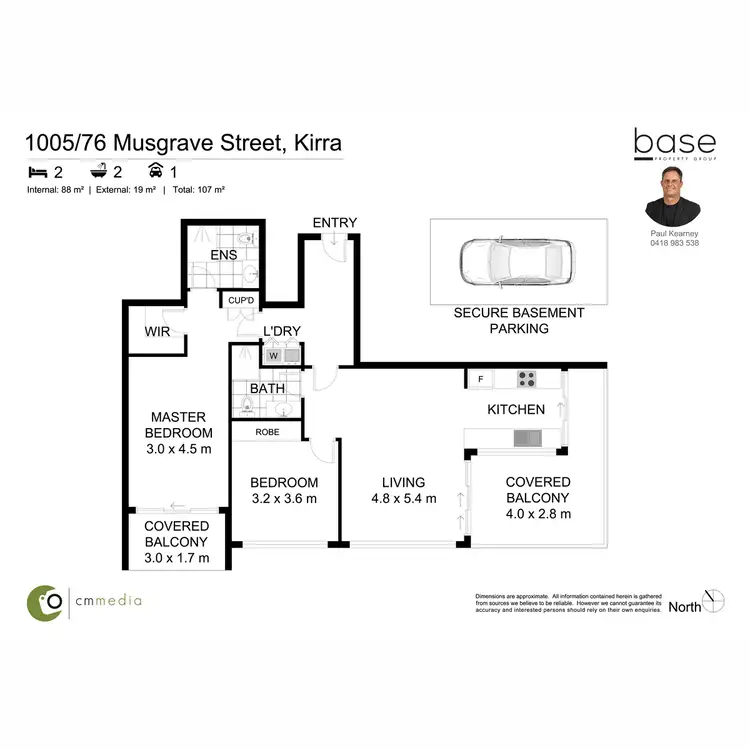 Floorplan of Homely apartment listing, 1005/76 Musgrave Street, Coolangatta QLD 4225