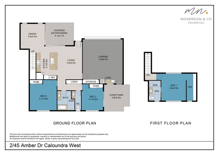 Floorplan of Homely other listing, 2/45 Amber Drive, Caloundra West QLD 4551