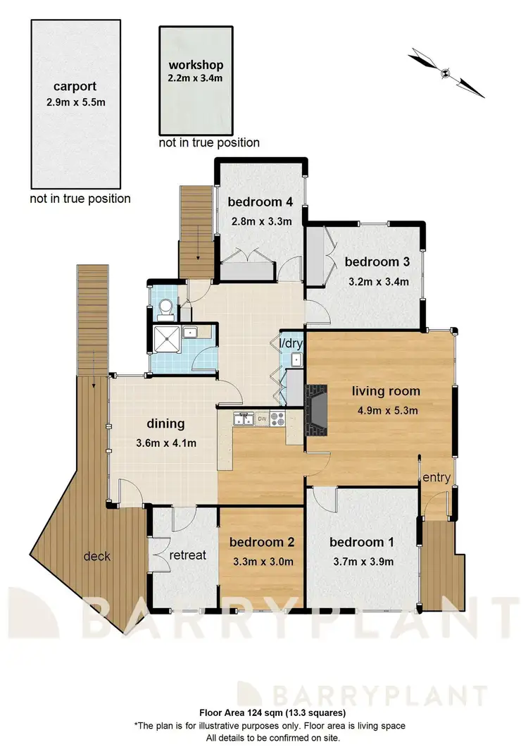 Floorplan of Homely house listing, 42 The Patch Road, The Patch VIC 3792