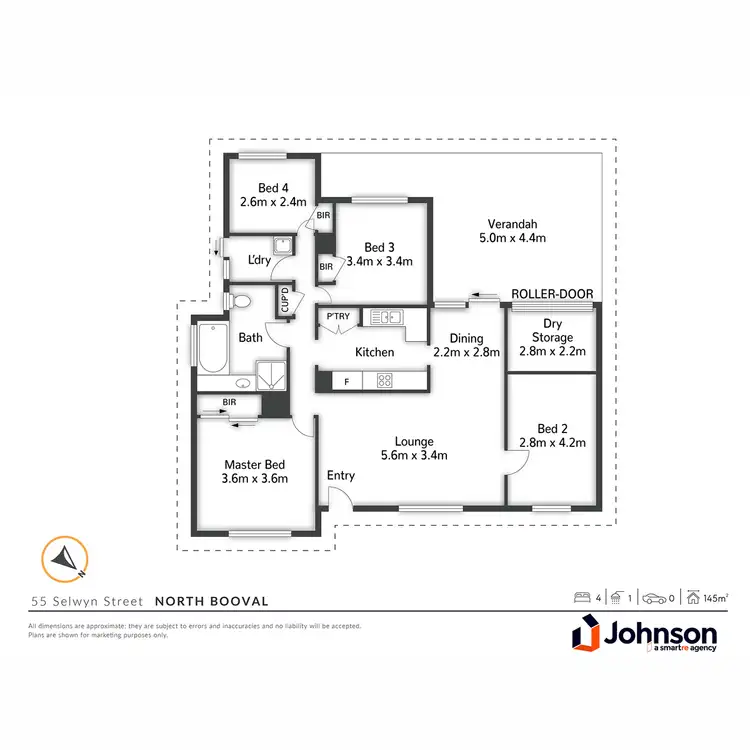 Floorplan of Homely house listing, 55 Selwyn Street, North Booval QLD 4304