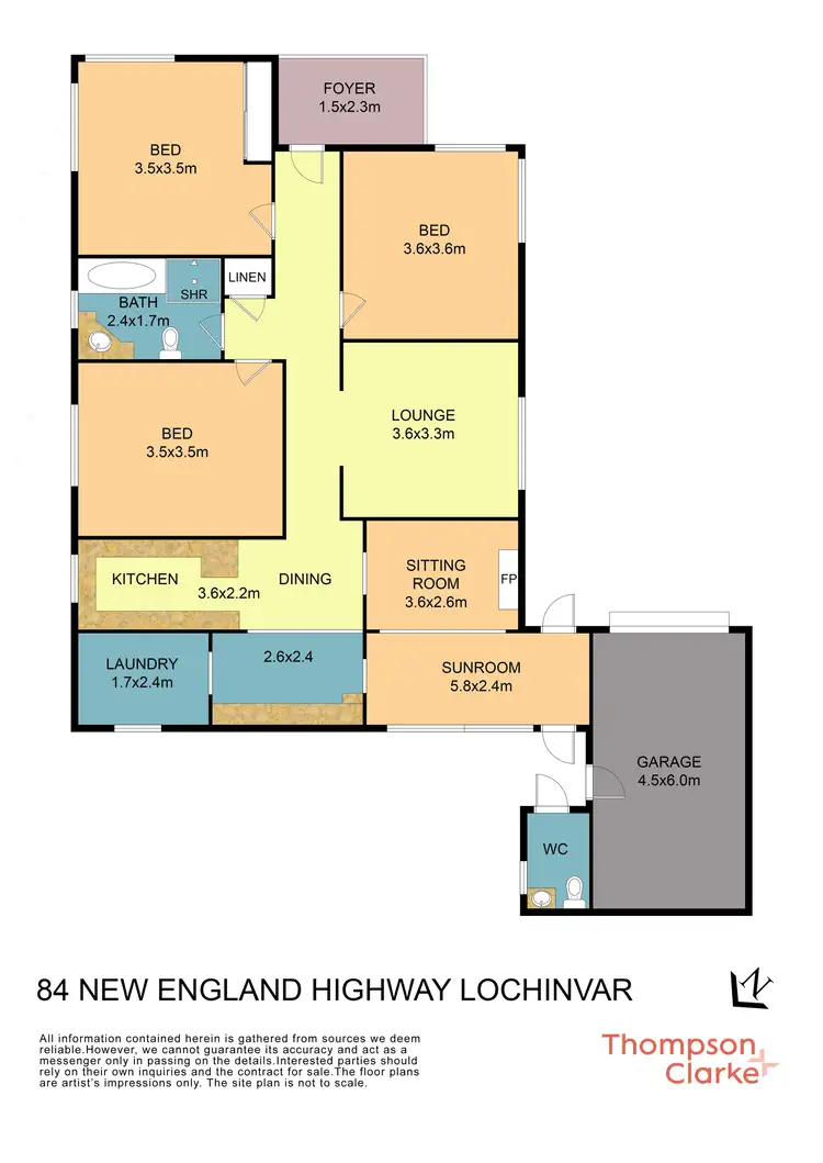 Floorplan of Homely house listing, 84 New England Highway, Lochinvar NSW 2321