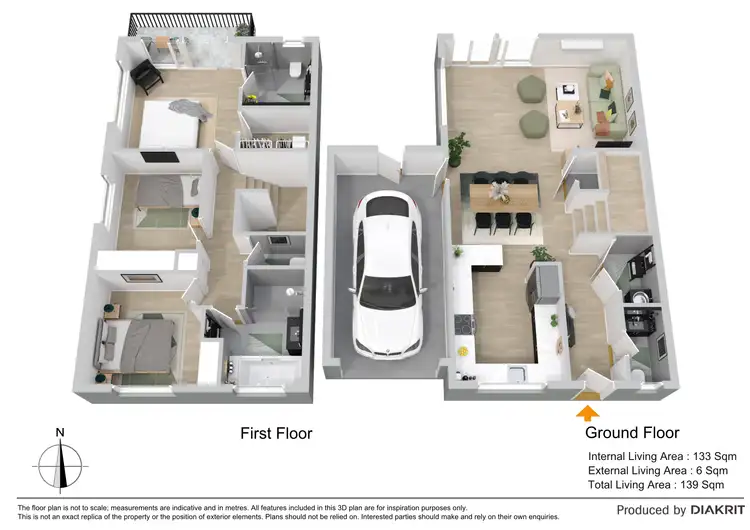 Floorplan of Homely townhouse listing, 25/38 Brays Road, Murrumba Downs QLD 4503