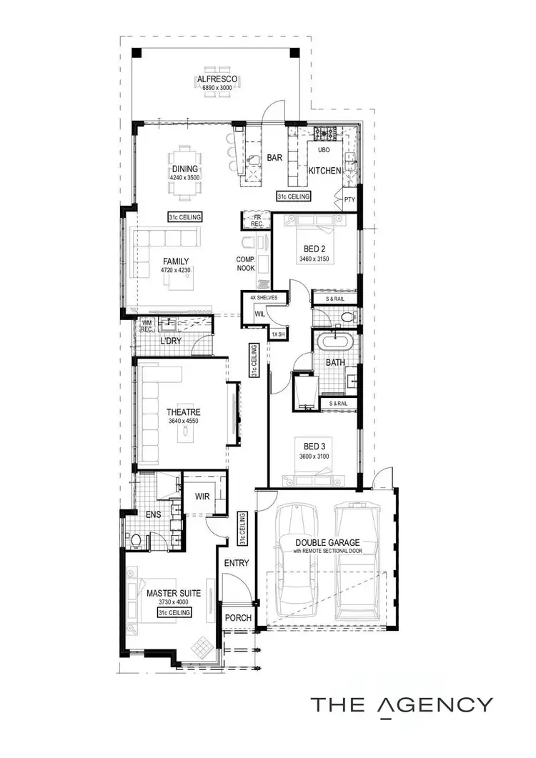 Floorplan of Homely house listing, 5 Tamblyn Place, Wellard WA 6170
