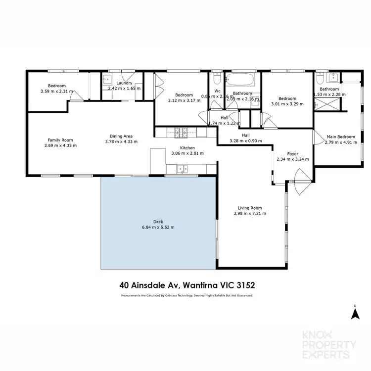 Floorplan of Homely house listing, 40 Ainsdale Avenue, Wantirna VIC 3152