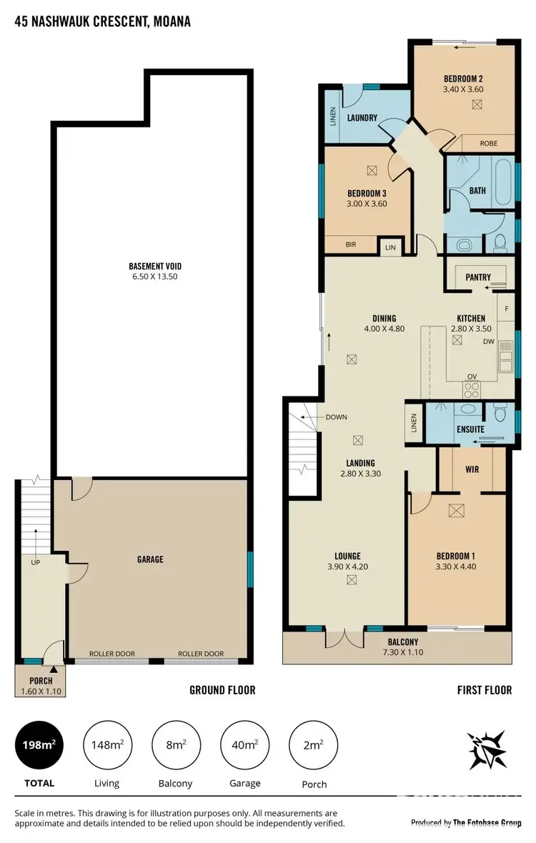 Floorplan of Homely house listing, 45 Nashwauk Crescent, Moana SA 5169