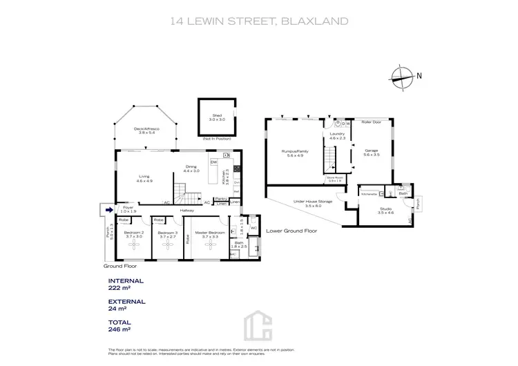 Floorplan of Homely house listing, 14 Lewin Street, Blaxland NSW 2774
