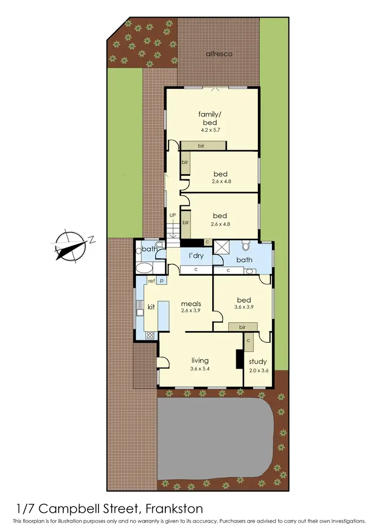 Floorplan of Homely house listing, 1/7 Campbell Street, Frankston VIC 3199
