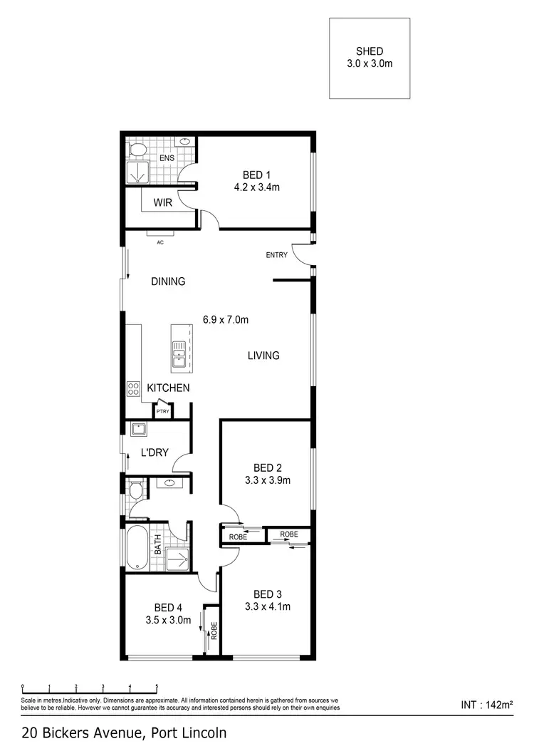 Floorplan of Homely house listing, 20 Bickers Avenue, Port Lincoln SA 5606