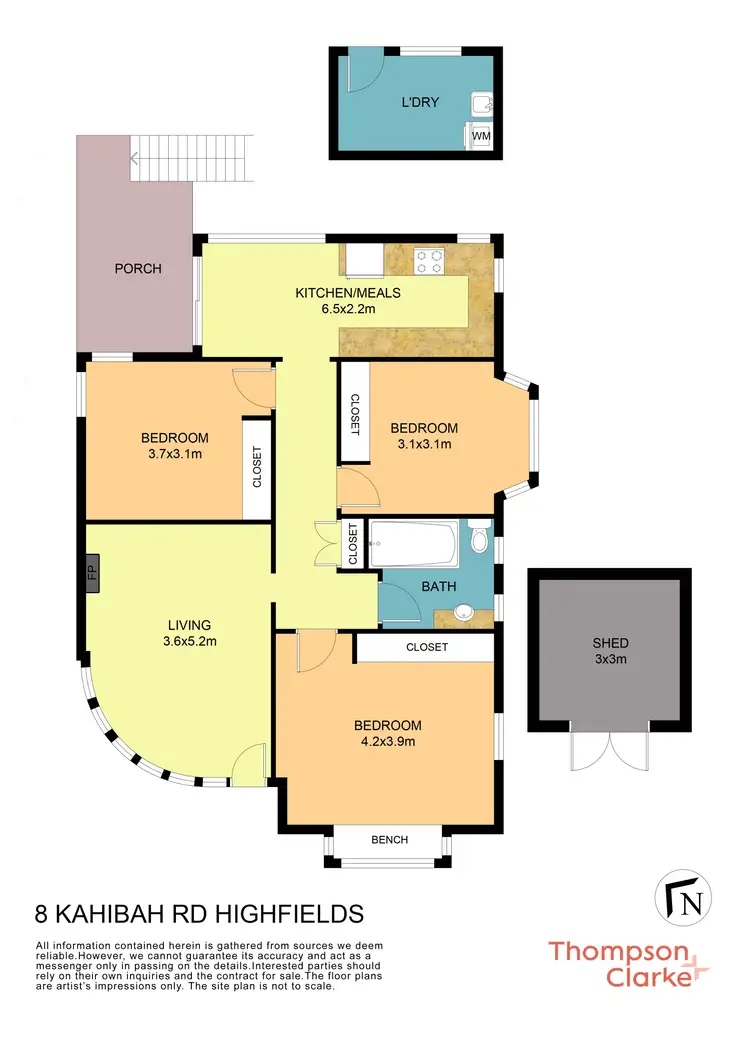 Floorplan of Homely house listing, 8 Kahibah Road, Highfields NSW 2289