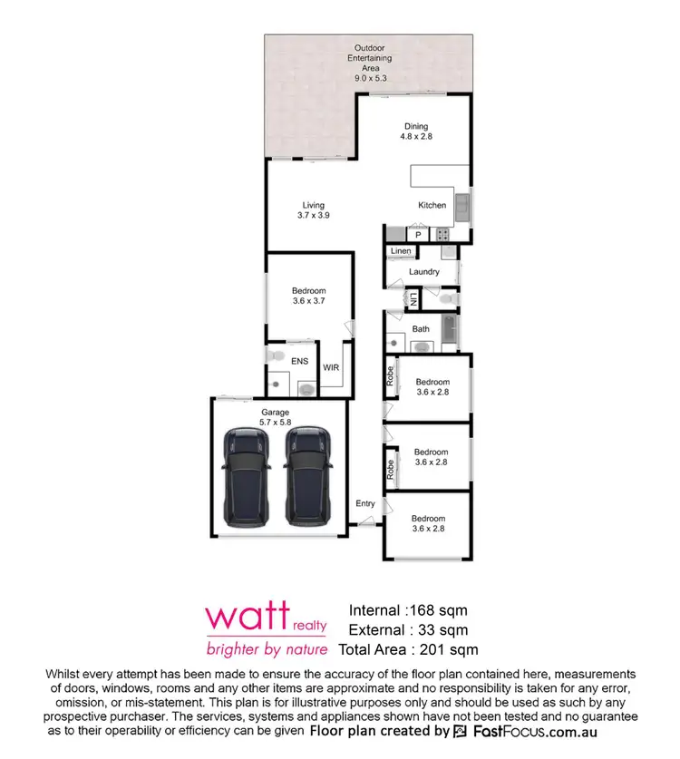 Floorplan of Homely house listing, 6 Bonney Court, Warner QLD 4500
