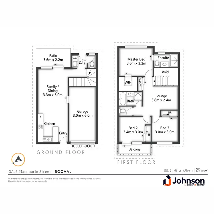 Floorplan of Homely townhouse listing, 3/16 Macquarie Street, Booval QLD 4304