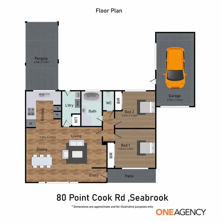 Floorplan of Homely unit listing, 7/76 - 80 Point Cook Road, Seabrook VIC 3028