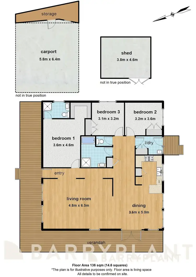 Floorplan of Homely house listing, 11 Bilocla Avenue, Cockatoo VIC 3781