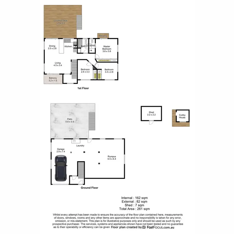 Floorplan of Homely house listing, 6 Calida Street, Boondall QLD 4034