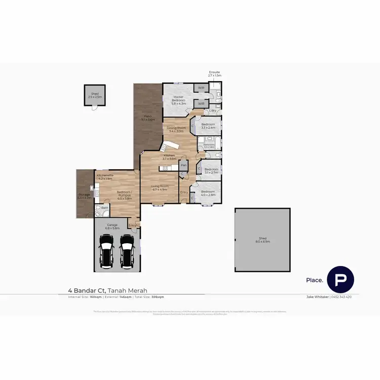 Floorplan of Homely house listing, 4 Bandar Court, Tanah Merah QLD 4128